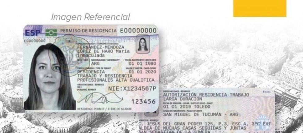 Tarjeta de larga duración y larga duración UE - JUMBRELA